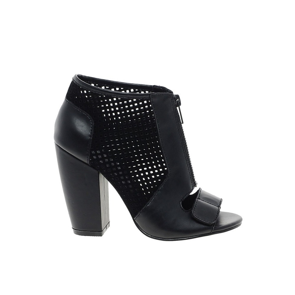 NEW Kelsi Dagger Brooklyn Size 9 Bea Black Designer Boots Peep Toe Bootie
